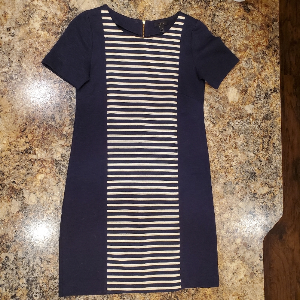 J Crew Navy Dress. Size 2.